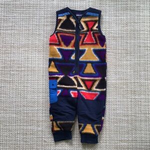 Patagonia Fleece Overalls (size 12-18m)